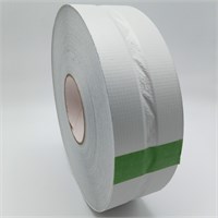 Juno Innovative Seam Binding Tape in Two-Tone Light Gray & White, 20 Meter  Roll, Made in Italy