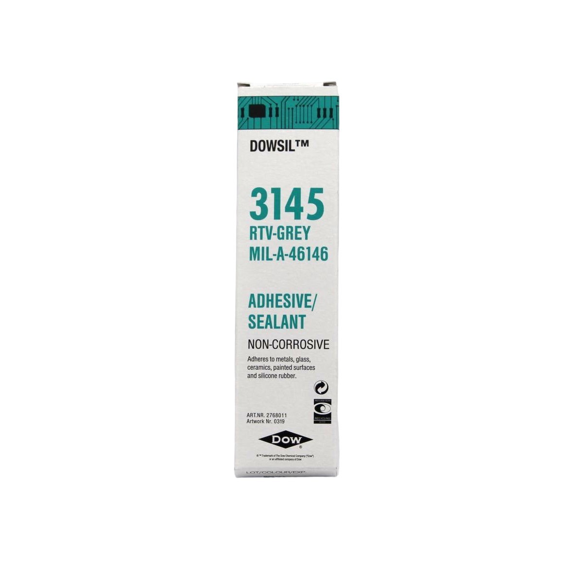 Dowsil 3145 RTV Grey Glue Adhesive Bonding Sealant (90ml Tube)