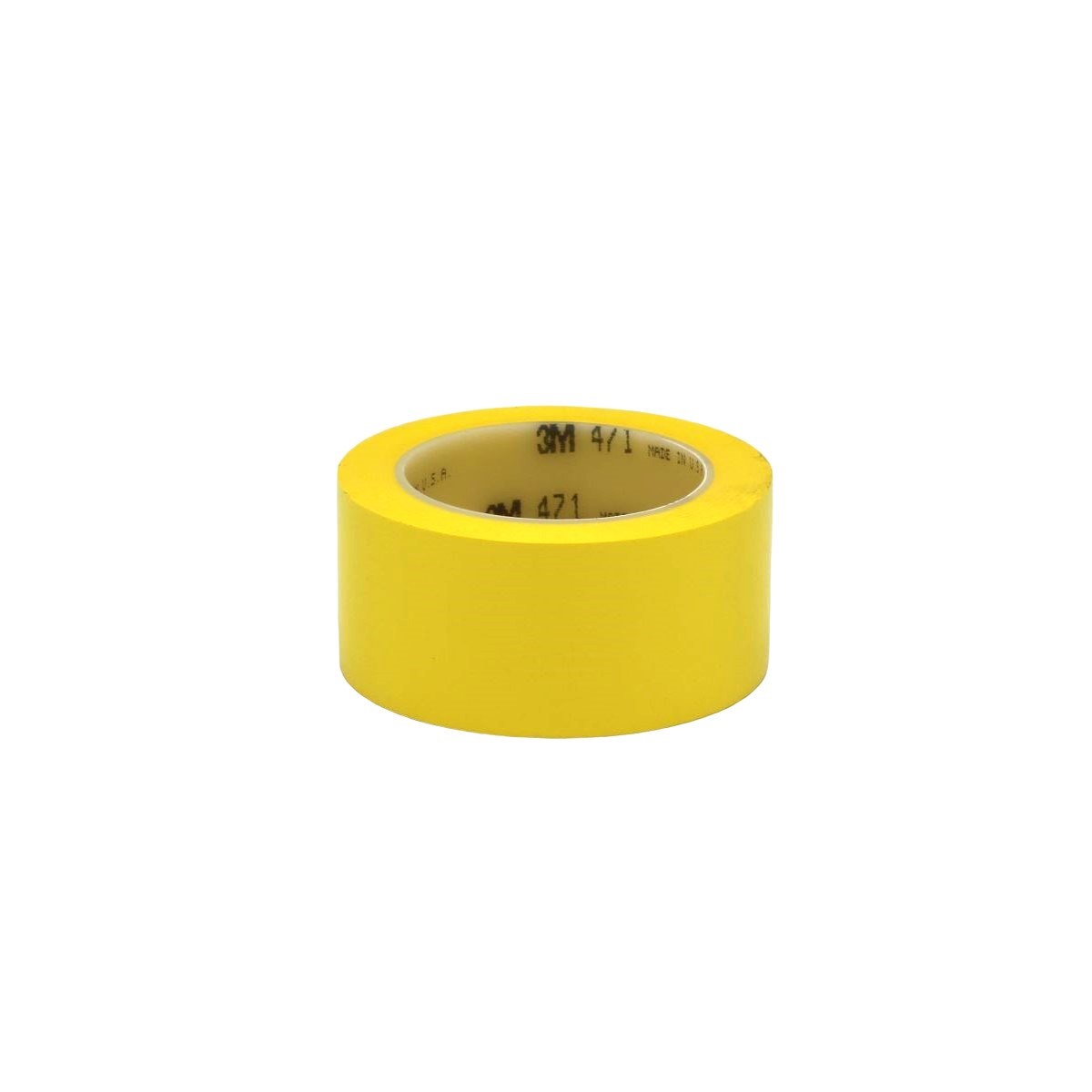 3M Vinyl Tape 471 Yellow, 4 in x 36 yd 5.2 mil, 8 Individually Wrapped Rolls per Case Conveniently Packaged